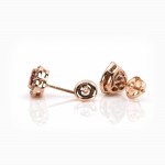 Sapphire diamond stud earrings