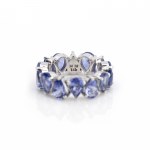 Tanzanite memory ring
