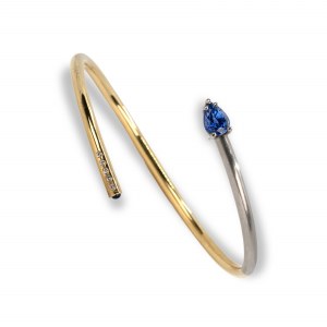 Bracelet en tanzanite et diamant