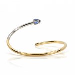 Bracelet en tanzanite et diamant