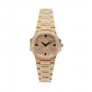 Orologio Patek Philippe Nautilus con diamanti