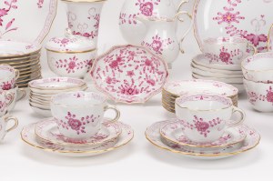 Meissen coffee and mocha service 'Indian Purple'