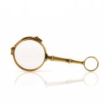 Lornette/stem glasses