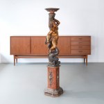 Antique flower column