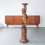 Antique flower column