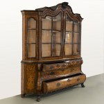 Bombé display cabinet