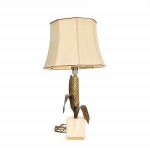 Corncob table lamp, design to Maison Charles (attrib.)