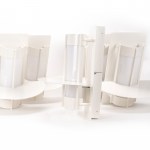 Set of Louis Poulsen wall lamps 'Saturn' type 32079, design by Joachim Lepper