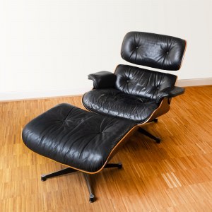 Lounge Chair & Ottoman, design by Charles & Ray Eames (1912-1988)