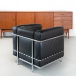 Cassina Grand Confort armchair 'LC2', designed by Le Corbusier, Jeanneret and Perriand