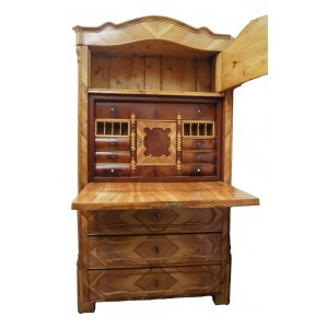 Biedermeier style secretary, 10thIW century.