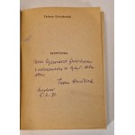 KWIATKOWSKI Tadeusz - SZEPTANKA DEDYKACJA AUTORA