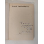 GREŃ Zygmunt - OLŚNIENIE Wydanie 1 Dedykacja autora dla R.M. Grońskiego