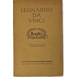 LEONARDO DA VINCI - BAJKI, wyd.1953