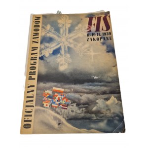 PROGRAM OFICJALNY ZAWODY F.I.S. 1939 NARCIARSKIE MISTRZOSTWA ŚWIATA