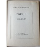 MANDELSZTAM Osip- POEZJE Wydanie 1 SERIA BIBLIOTEKA POETÓW, wyd.1971.