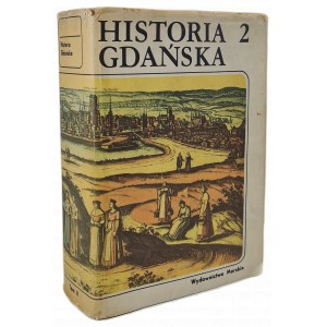 CIEŚLAK Edmund - Historia Gdańska 1454-1655 TOM 2, WYDANIE 1 z 1982 roku + 2 listy od Wydawnictwa Morskiego do Sławomira Błauta tłumacza książek Gunthera Grassa