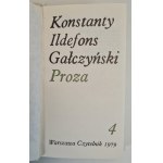 GAŁCZYŃSKI Konstanty Ildefons - DZIEŁA Tom I-V
