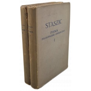 STASZIC Stanisław - PISMA Filozoficzne i Społeczne Tom I-II, Wydanie 1 z 1954 roku