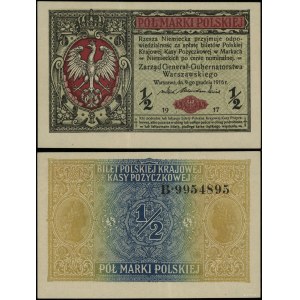 Polska, 1/2 marki polskiej, 9.12.1916