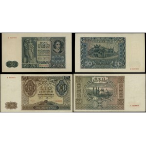 Polsko, sada: 50 a 100 zlotých, 1.08.1941
