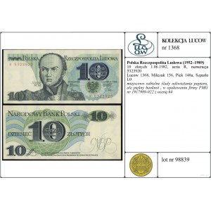 Polsko, 10 zlotých, 1.06.1982
