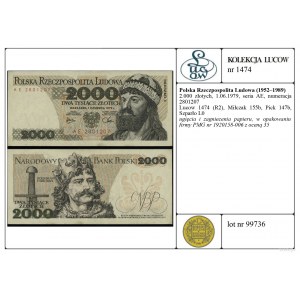 Polsko, 2 000 PLN, 1.06.1979
