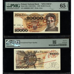 Polsko, 20.000 PLN, 1.02.1989