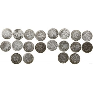 Polska, zestaw 10 półtoraków, 1620, 1621, 2 x 1622, 5 x 1623, 1624
