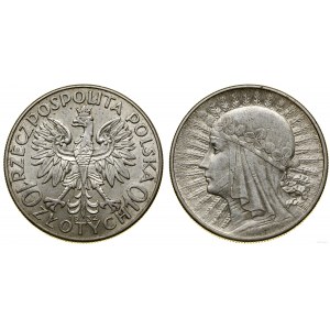 Polsko, 10 zlotých, 1932, Anglie