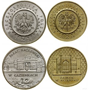 Polska, zestaw 2 x 2 złote, Warszawa