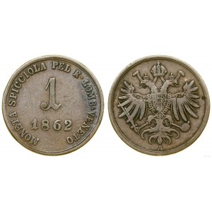 Rakousko, 1 soldo, 1862 A, Vídeň