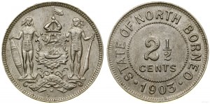 Bornéo britannique, 2 1/2 cents, 1903 H, Birmingham