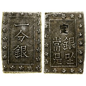 Japonia, 1 Bu srebrny (Ichibu Gin), bez daty (1859-1868)