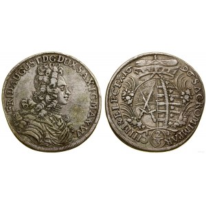 Německo, 2/3 tolaru ( gulden ), 1696 IK, Drážďany