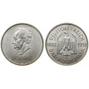 Niemcy, 3 marki, 1932 D, Monachium