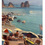 Vincenzo Aprile, Parasols à Capri - Vincenzo Aprile