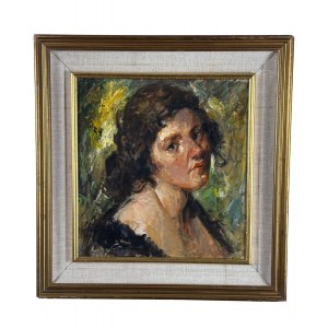SCUOLA NAPOLETANA, Profile portrait of a woman