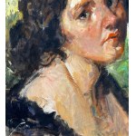 SCUOLA NAPOLETANA, Profile portrait of a woman