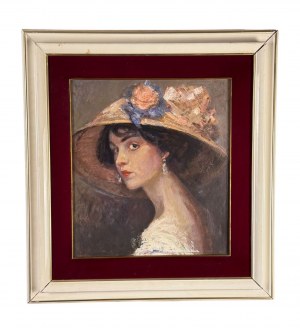 ANONIMO, Woman with a hat