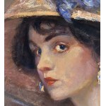 ANONIMO, Woman with a hat