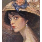 ANONIMO, Woman with a hat