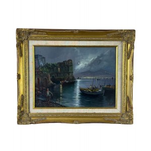 Antonio Gagliardi, Veduta del mare napoletano - Antonio Gagliardi