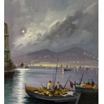 Antonio Gagliardi, Veduta del mare napoletano - Antonio Gagliardi