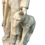 UNIDENTIFIED SIGNATURE, Shepherd with a dog