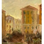 ANGELA CARUGATI, Vista sul fiume con barche - Angela Carugati