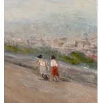 Gaetano Bocchetti, Route de montagne avec figures - Gaetano Bocchetti (1888 - 1990)