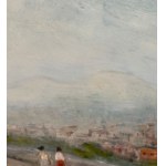 Gaetano Bocchetti, Route de montagne avec figures - Gaetano Bocchetti (1888 - 1990)