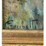 Gaetano Bocchetti, Route de montagne avec figures - Gaetano Bocchetti (1888 - 1990)