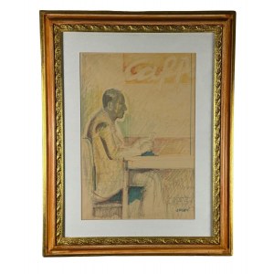 Alberto Sughi, Seated man - Alberto Sughi